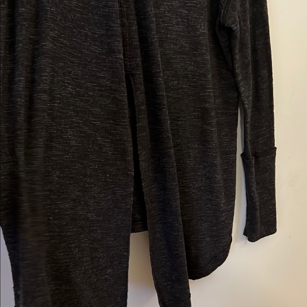 We The Free Gray and Black Long Sleeve Tee with Relaxed Fit - Picture 6 of 7